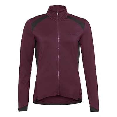 Afbeelding van Vaude Posta LS Tricot Wielershirt, Dames, Maat: 36, Cassis