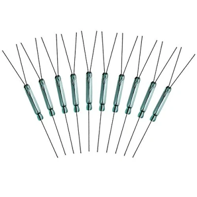 Afbeelding van Gebildet 10pcs 4W 3pins Reed Schakelaar Contact Normaal Open N/O N/C SPDT,Glazen Relais Magnetische Inductieschakelaar(2.5mmx14mm)