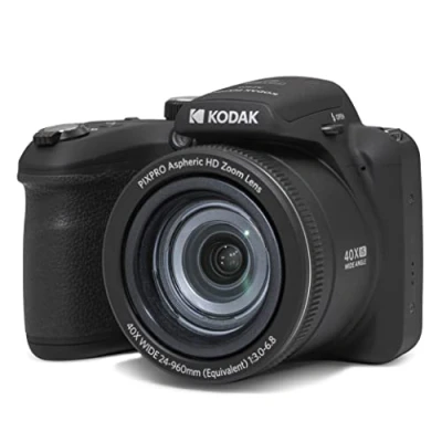 Afbeelding van KODAK PIXPRO Astro zoom AZ405 BK 20MP digitale camera met 40X optische 24mm groothoek 1080P Full HD video en 3&quot; LCD (zwart)