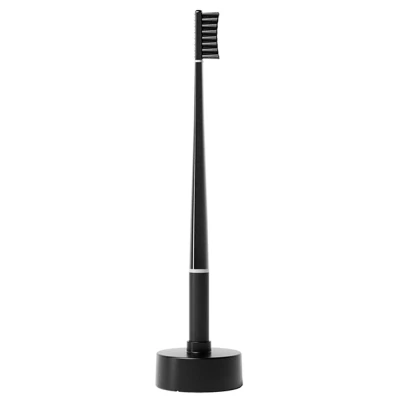 Afbeelding van Piuma Brush + Base Soft Perfect Black Tandenborstels Beautytasting
