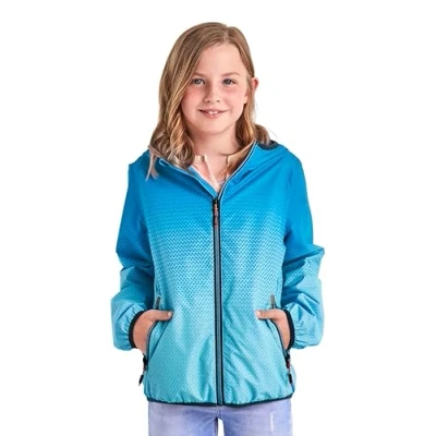Afbeelding van killtec Girl&#039;s Functioneel jack met capuchon, opvouwbaar Lyse GRLS JCKT A, turquoise, 116, 36263 000