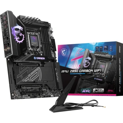 Afbeelding van MSI MPG Z890 CARBON WIFI Moederbord Compatible met Intel Core Ultra Processoren LGA 1851 socket