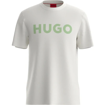 Afbeelding van HUGO Dulivio Tshirt print, Heren, Maat: XS, Natural