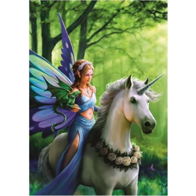 Afbeelding van Realm of Enchantment Bluebird legpuzzel Anne Stokes 1500 stukjes