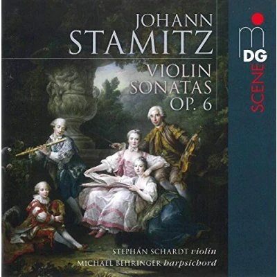 Afbeelding van Schardt &amp; Behringer Stamitz: Violin Sonatas Op.6 (Super Audio CD)