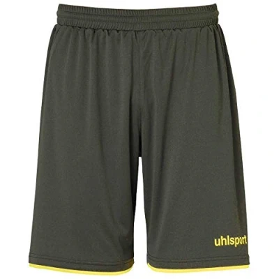 Afbeelding van Uhlsport Club Short Kinderen Olijf / Fluogeel Maat: 140