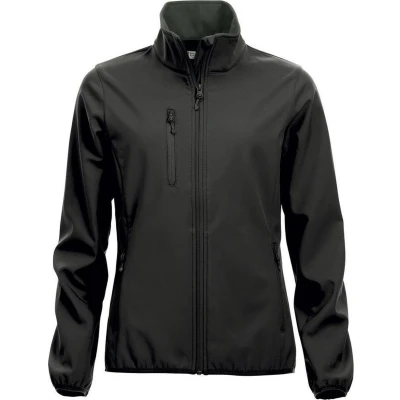 Afbeelding van Clique Basic Softshell Jas Dames Zwart maat S