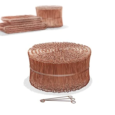 Afbeelding van Heimfleiss® Rödeldraht Betonbinddraad 1,0 x 100 160 mm (1000 st.) Verkoperd binddraad in 250, 500 &amp; 1000 bundels Oogjesdraad Boordraad voor boor Rödelzange Draadzakbevestigingsmiddelen