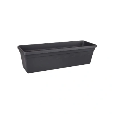 Afbeelding van Elho Balkonbak Green Basics Zwart Plantenbak 39x17x14 cm