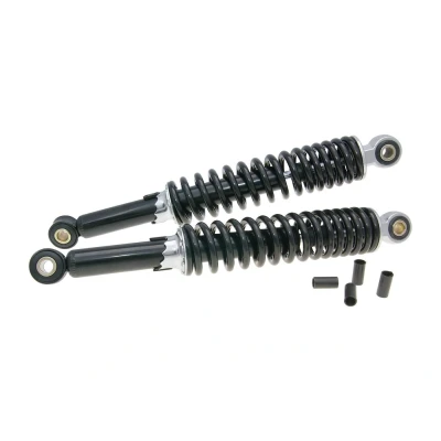 Afbeelding van Schokdemper set universeel zwart 320mm bromfier, mokick, bromfiets