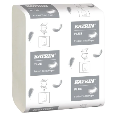 Afbeelding van Katrin 56156 Plus toiletpapier Vouw 2 laags Wit Pak 40