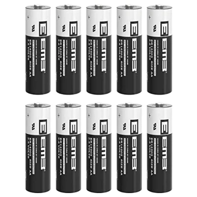 Afbeelding van EEMB ER14505 AA 3,6V lithiumbatterij Li SOCL₂ niet oplaadbare batterij SB AA11 LS14500 TL 5903 SL 360 S7 400 ER14500 voor water Elektriciteitsmeter Gas PLC Faciliteit Apparatuur reserve Generiek(10)
