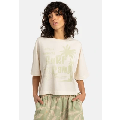 Afbeelding van Billabong Honoluna Tshirt print, Dames, Maat: Medium, White