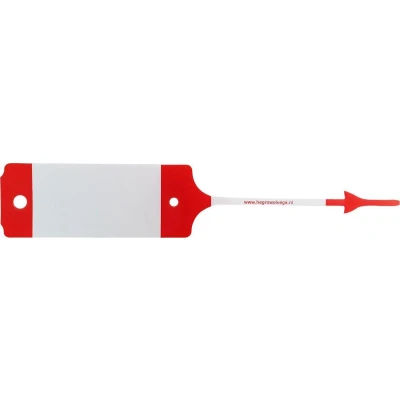 Afbeelding van Sleutellabels, kupa, rood (1000x)