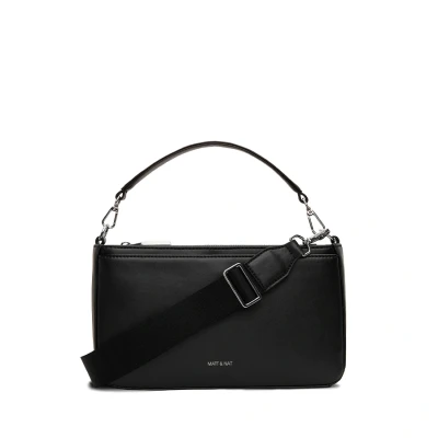 Afbeelding van Matt &amp; Natt Fenne Loom Dames Crossbody tas Zwart
