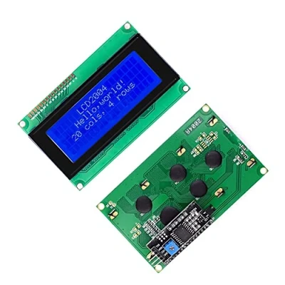 Afbeelding van iHaospace LCD2004 I2C IIC 2004 20x4 LCD Blue Screen Series module voor Arduino Character LCD/w IIC/I2C Serial Interface adaptermodule