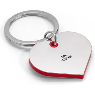 Afbeelding van Akyol Papa i love you sleutelhanger hartvorm de liefste vader vaderdag cadeautjes cadeau verjaardagscadeau verjaardag kado geschenk gift artikelen