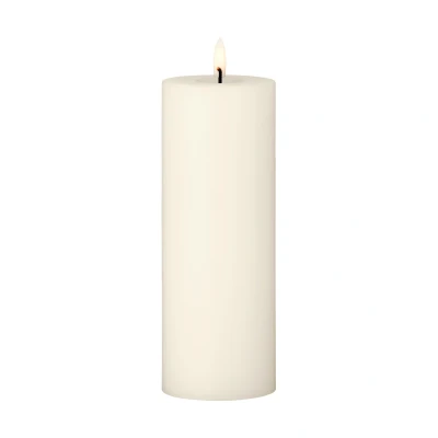 Afbeelding van ester &amp; erik blokkaars LED Ø7,5x20 cm 06 Ivory