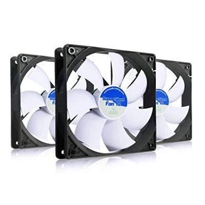 Afbeelding van AABCOOLING Super Silent Fan 12, stille en efficiënte 120 mm ventilator met 4 anti vibratiepads, ventilator, koelventilator, pc 12 V voordeelverpakking, 3 stuks, 13,9 dB
