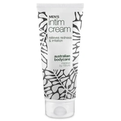 Afbeelding van Mannen Intieme Crème verlicht jeuk en wrijving — beschermt tegen roodheid irritatie. Bevat sheaboter, bijenwas zink voor optimale verzorging bescherming.
