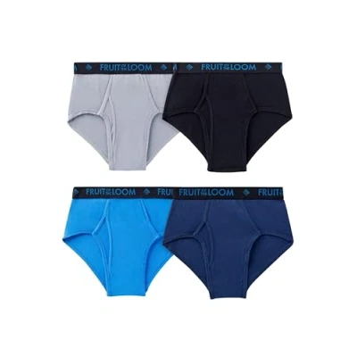 Afbeelding van Fruit of the Loom Heren slips (Pack van 4), GEASSORTEERD, XL