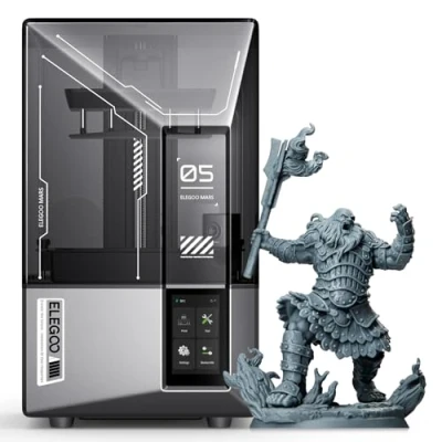 Afbeelding van ELEGOO Mars 5 Ultra 9K Resin 3D Printer, 150 mm/h Hoge Snelheidsprinten, Slimme Automatische Nivellering, Intelligente Detectie, Wifi Overdracht, Afdrukformaat van 153,36 x 77,76 165 mm3