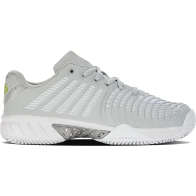 Afbeelding van K Swiss Express Light 3 HB Gray Violet/White/Lime Green Schoenen Damesschoenen Grijs/Wit 41