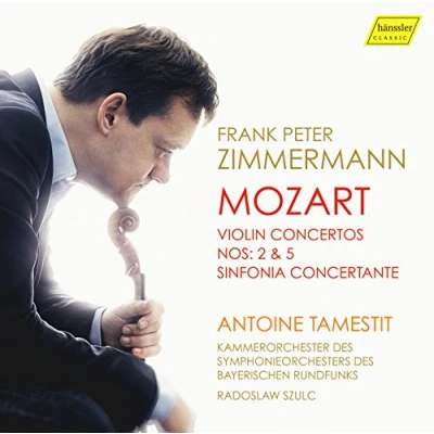 Afbeelding van Antoine Tamestit, Kammerorchester Des Symponieorchester Bayerischen Rundfunks Zimmermann: Mozart Violinkonzerte 2 + 5/Sinfonia (CD)