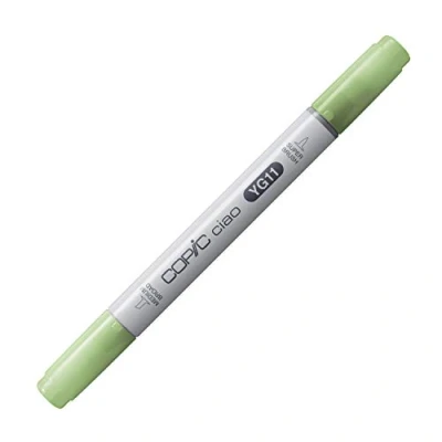 Afbeelding van COPIC Ciao Marker type YG 11, mignonette, veelzijdige layout marker, op alcoholbasis, met een medium breedte en penseelpunt