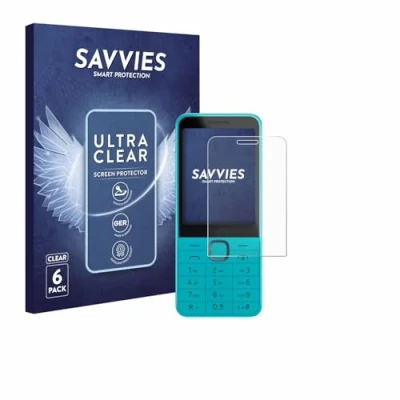 Afbeelding van Savvies (6 Stuks) Schermbeschermer voor Nokia 235 4G (2024) Screen Protector Ultra Transparant