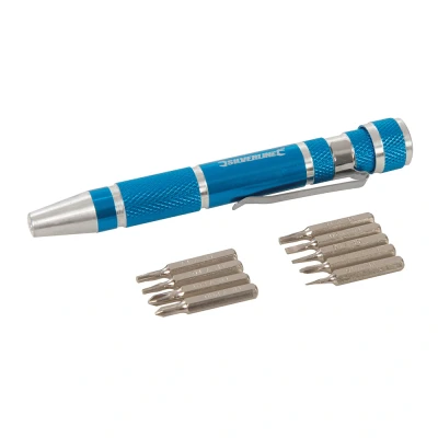 Afbeelding van Silverline 9 delige precisie schroevendraaier set 110 mm