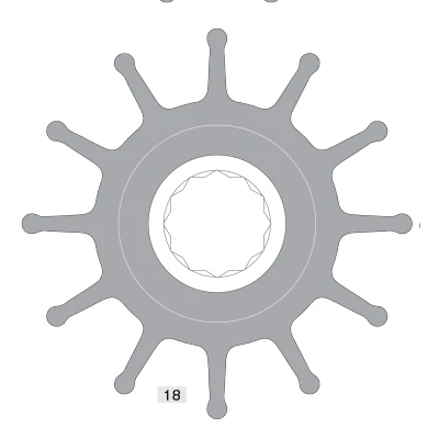 Afbeelding van Johnson pump impeller 820b