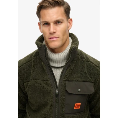Afbeelding van Superdry Mannen Hybride Expedition jas met Borgvoering Groen Grootte: Xxl