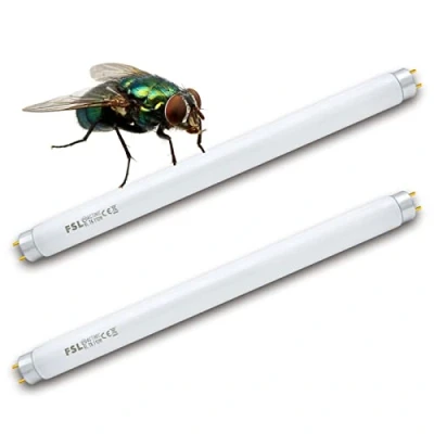 Afbeelding van AUROHOPE FSL T8 F10W BL reservelamp voor vliegendoder, UV buis 34,5 cm muggendoder/insectendoder, 20 W (2 stuks)