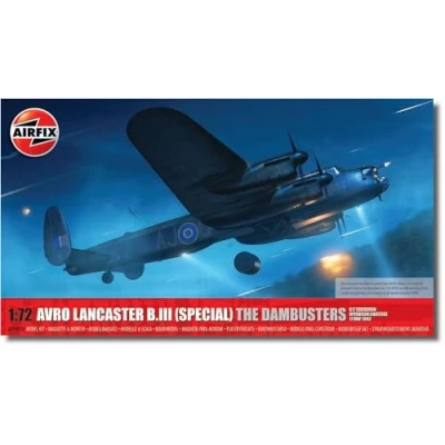 Afbeelding van 1:72 Airfix 09007A Avro Lancaster B.III Special De Dambusters 617 Squadron Operatie Chastise 17 mei 1943 Plastic Modelbouwpakket