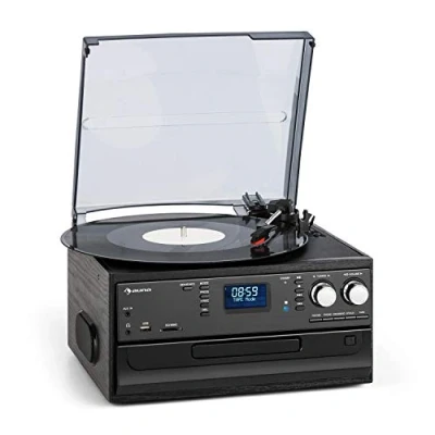 Afbeelding van Oakland DAB Retro Stereo DAB+/FM BT Functie Vinyl CD Cassette