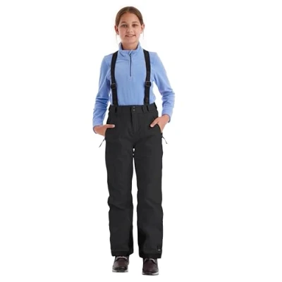 Afbeelding van killtec Skibroek voor meisjes met afritsbare slab en randbescherming Girls 242, zwart, 176, 43402 000