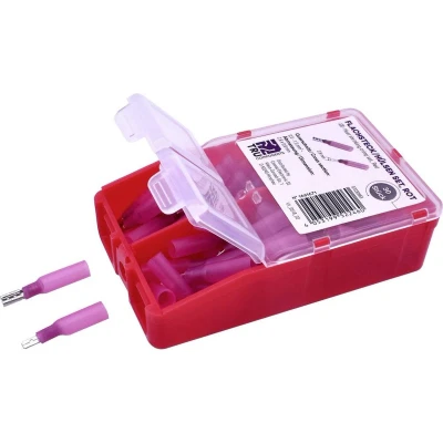Afbeelding van TRU COMPONENTS TC 6646684 Assortiment kabelschoenen 0.50 mm² 1.50 Rood 60 stuk(s)