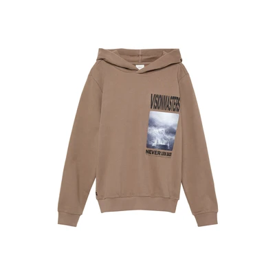 Afbeelding van s.Oliver sweater met printopdruk bruin