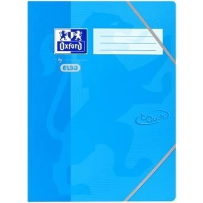 Afbeelding van 10x Oxford Touch elastomap uit karton, ft A4, blauw