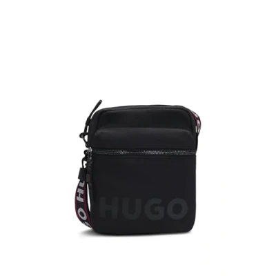 Afbeelding van HUGO Quentyn Unisex Schoudertas, Maat: One Size, Black