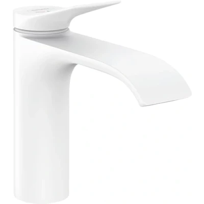 Afbeelding van Wastafelmengkraan HansGrohe Vivenis Eengreeps 110 CoolStart Zonder Afvoer Mat Wit