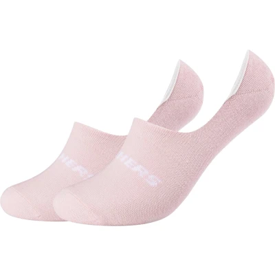 Afbeelding van Skechers 2PPK Mesh Ventilation Footies Socks SK44008 4242, Vrouwen, Roze, Sokken, maat: 43 46