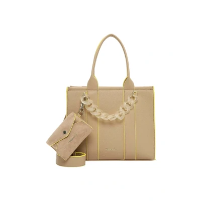Afbeelding van Tamaris Handtas, Dames, Maat: One Size, Sand