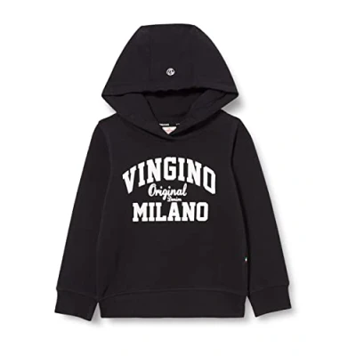 Afbeelding van Vingino hoodie met logo zwart