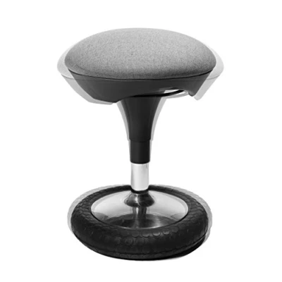 Afbeelding van Topstar SI69G23 Sitness 20, Ergonomische Kruk, Stoffen Stoelbekleding, Lichtgrijs, Zithoogte; 43 56 cm