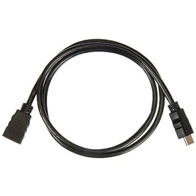 Afbeelding van PremiumCord 4K High Speed HDMI verlengkabel 1 m, video 2160p, Full HD 1080p, Deep Color, 3D, ARC, HDR, Dolby TrueHD, 10,2 Gbps, vergulde aansluitingen, zwart