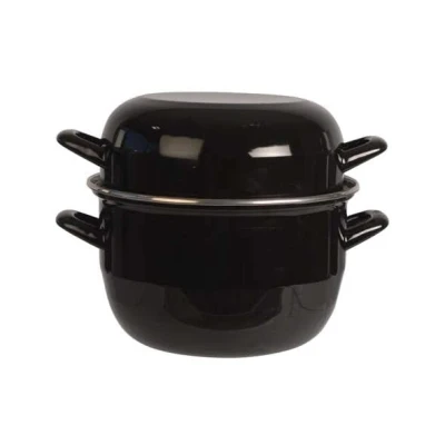 Afbeelding van Cosy &amp; Trendy Mosselpan Zwart ø 20 cm / 3.3 Liter