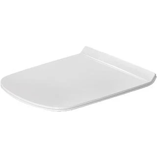 Afbeelding van Duravit DuraStyle WC zitting 43.3x35.9x4.3cm met softclose quickrelease Kunststof wit Glanzend