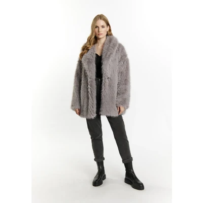 Afbeelding van Dreimaster AUS Altiplano Winterjas, Dames, Maat: 44, Grau mauve